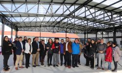 Autoridades y comunidad de Los Lagos inauguraron patio techado de la Escuela Francia