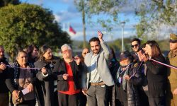 ALCALDE RETAMAL INAUGURÓ RENOVADA PLAZA CÍVICA EN FOLILCO